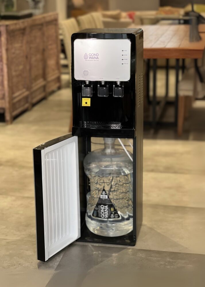 Dispenser de Pie Frío/Calor Agua Gond Wana con Depósito Inferior para Envase