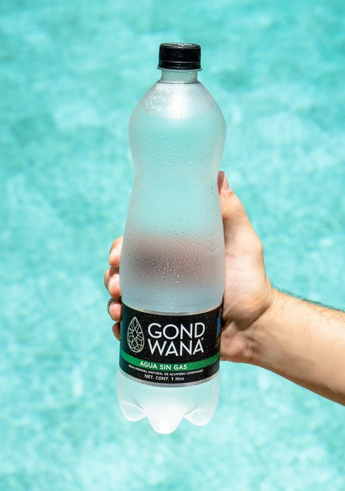 Botella PET Agua Gond Wana de 1 Litro sin Gas